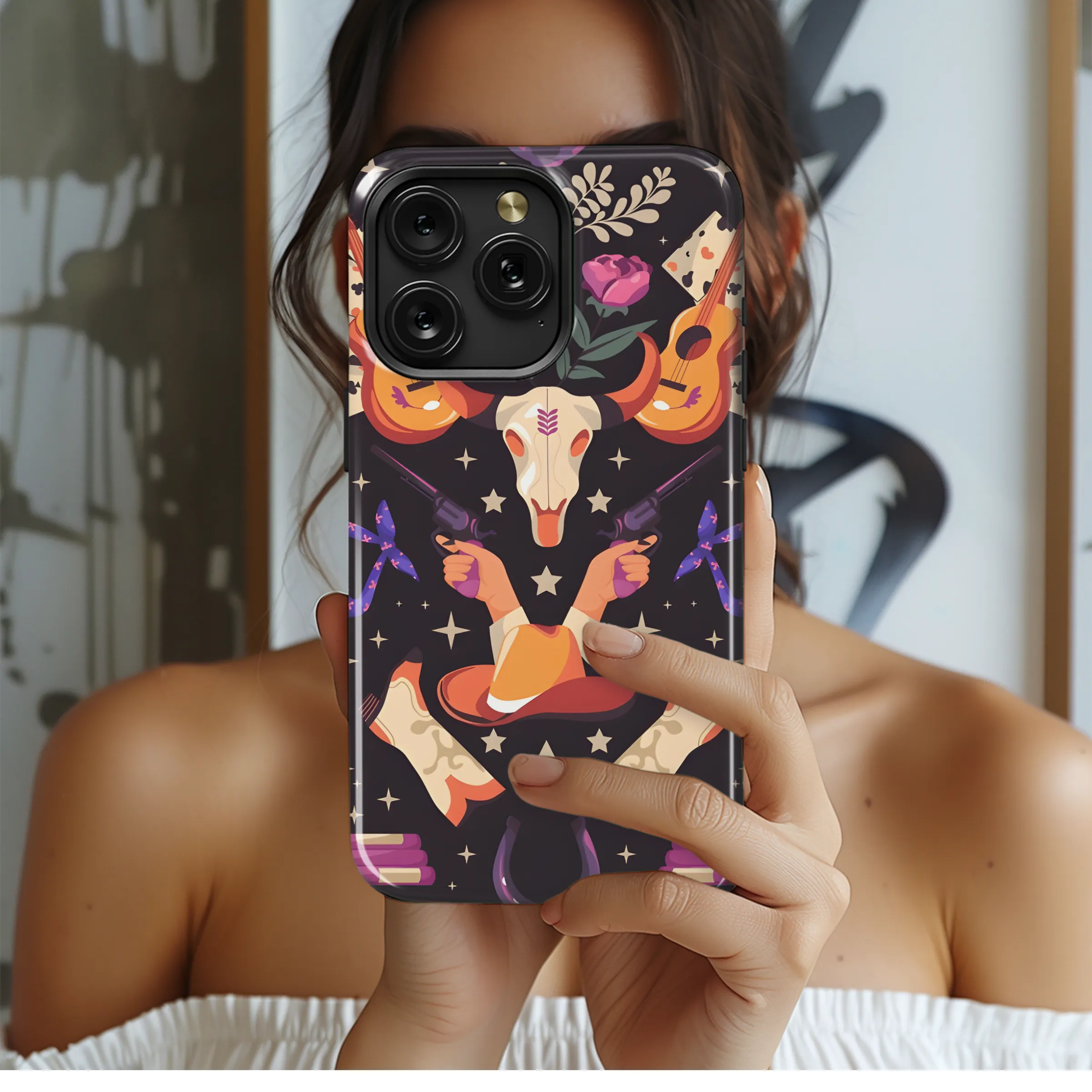 Western Cowboy Phone Case iPhone Samsung Cover Pixel 3204