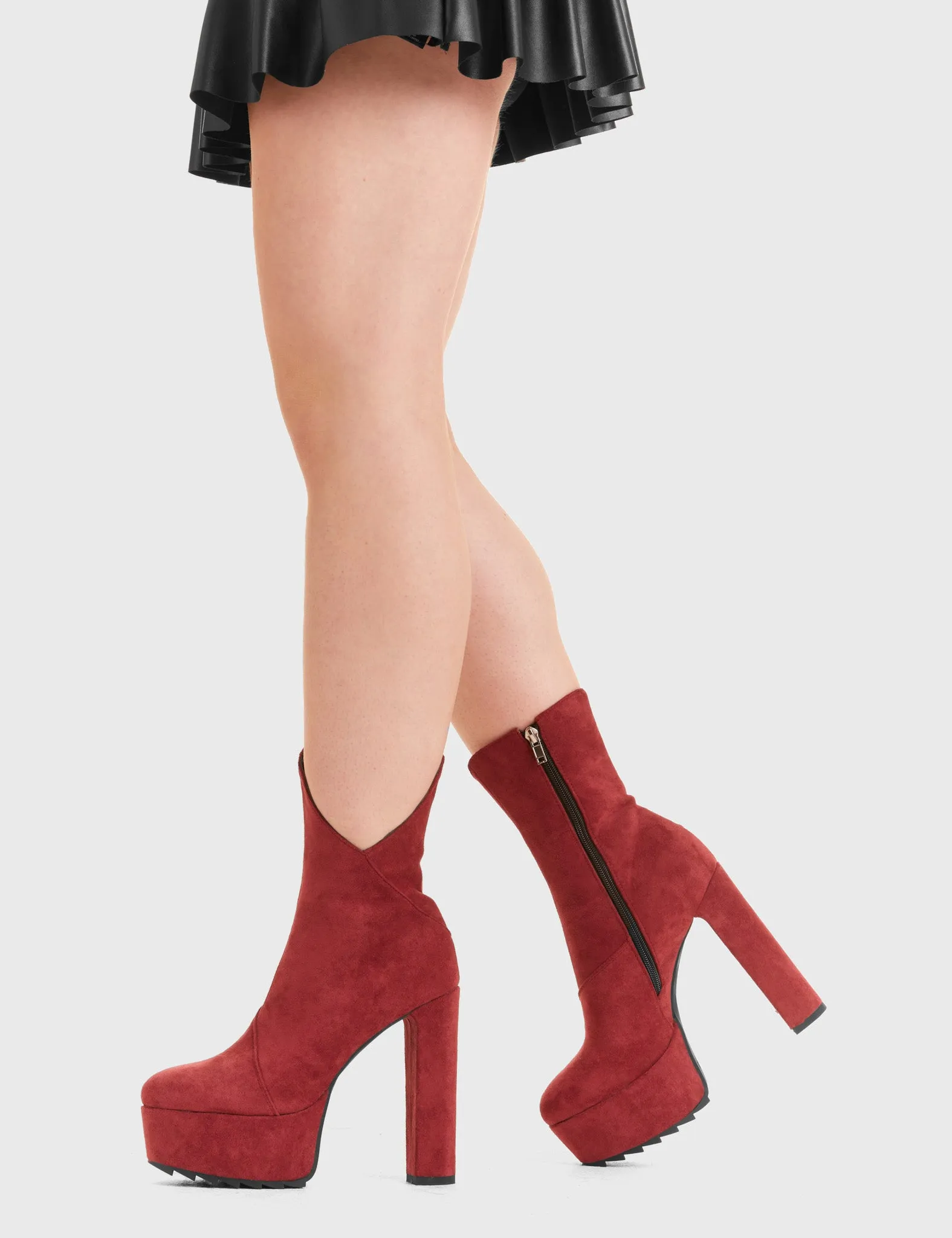 Wrapped Up Platform Ankle Boots