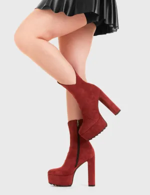 Wrapped Up Platform Ankle Boots